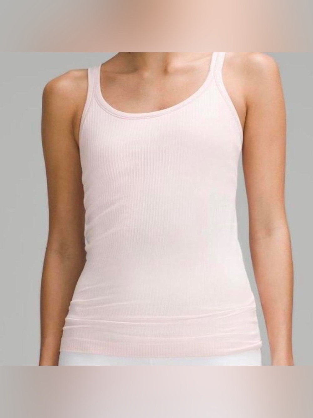 Lululemon ebb to street tank top in rare & viral Strawberry Milkshake | Size 6